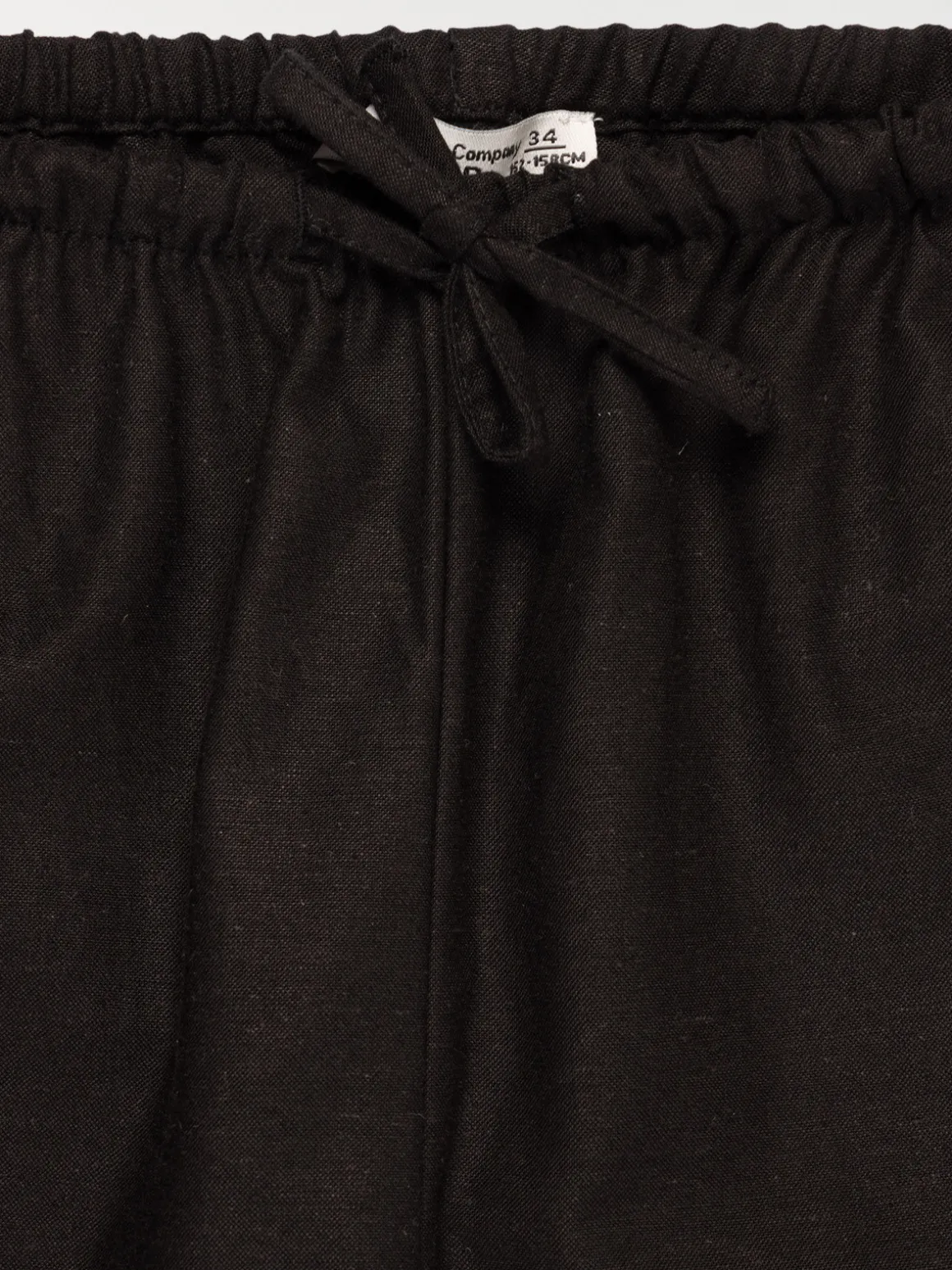 Pantalon fluide noir fille (XXS-M)
