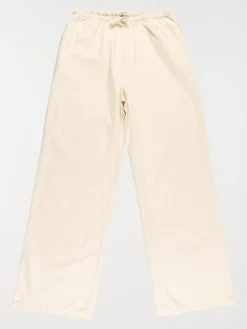 Pantalon fluide uni fille (XXS-M)