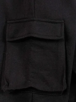 Pantalon garçon noir cargo (3-12A)