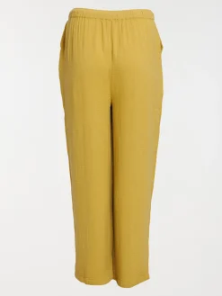 Pantalon gaze coton grande taille femme