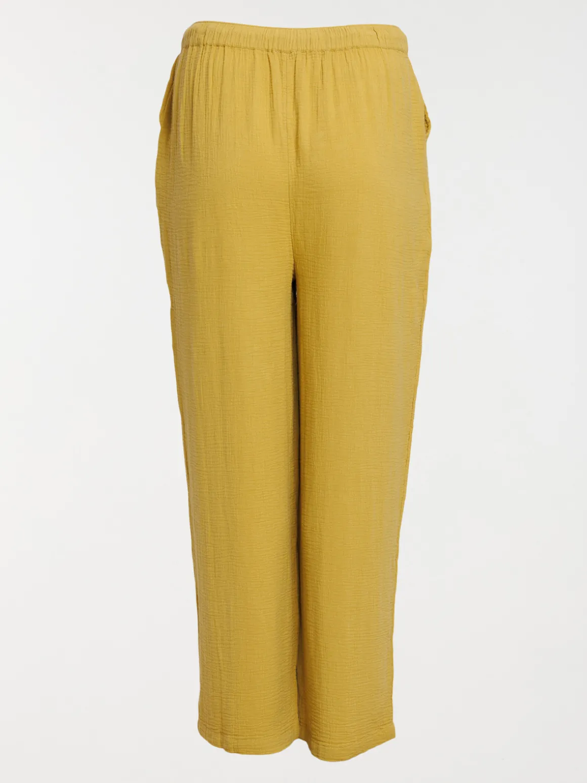 Pantalon gaze coton grande taille femme