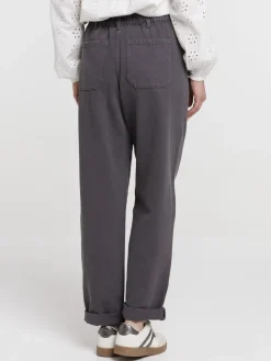Pantalon gris femme