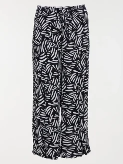 Pantalon imprimé femme grande taille