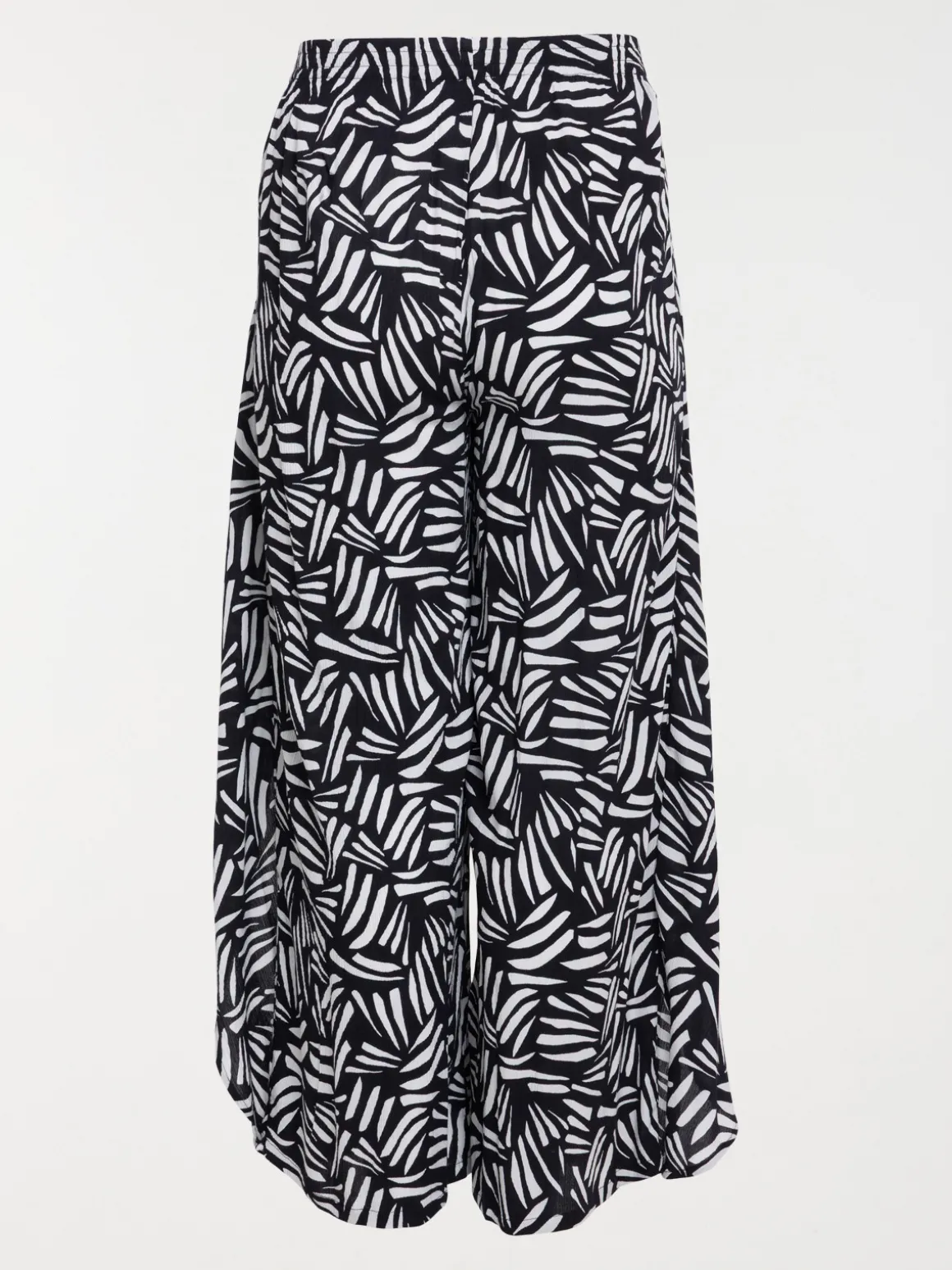 Pantalon imprimé femme grande taille