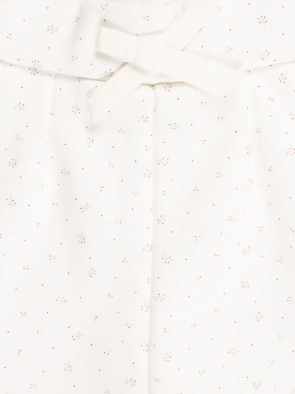 Pantalon imprimé fille écru (3-36M)