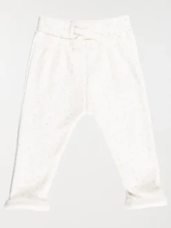Pantalon imprimé fille écru (3-36M)