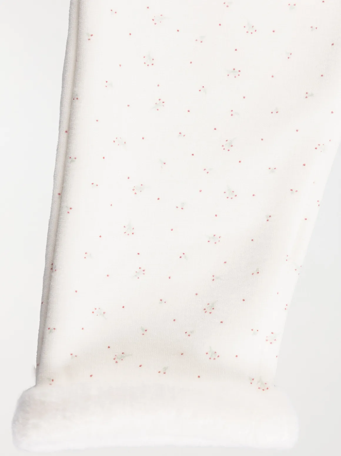 Pantalon imprimé fille écru (3-36M)