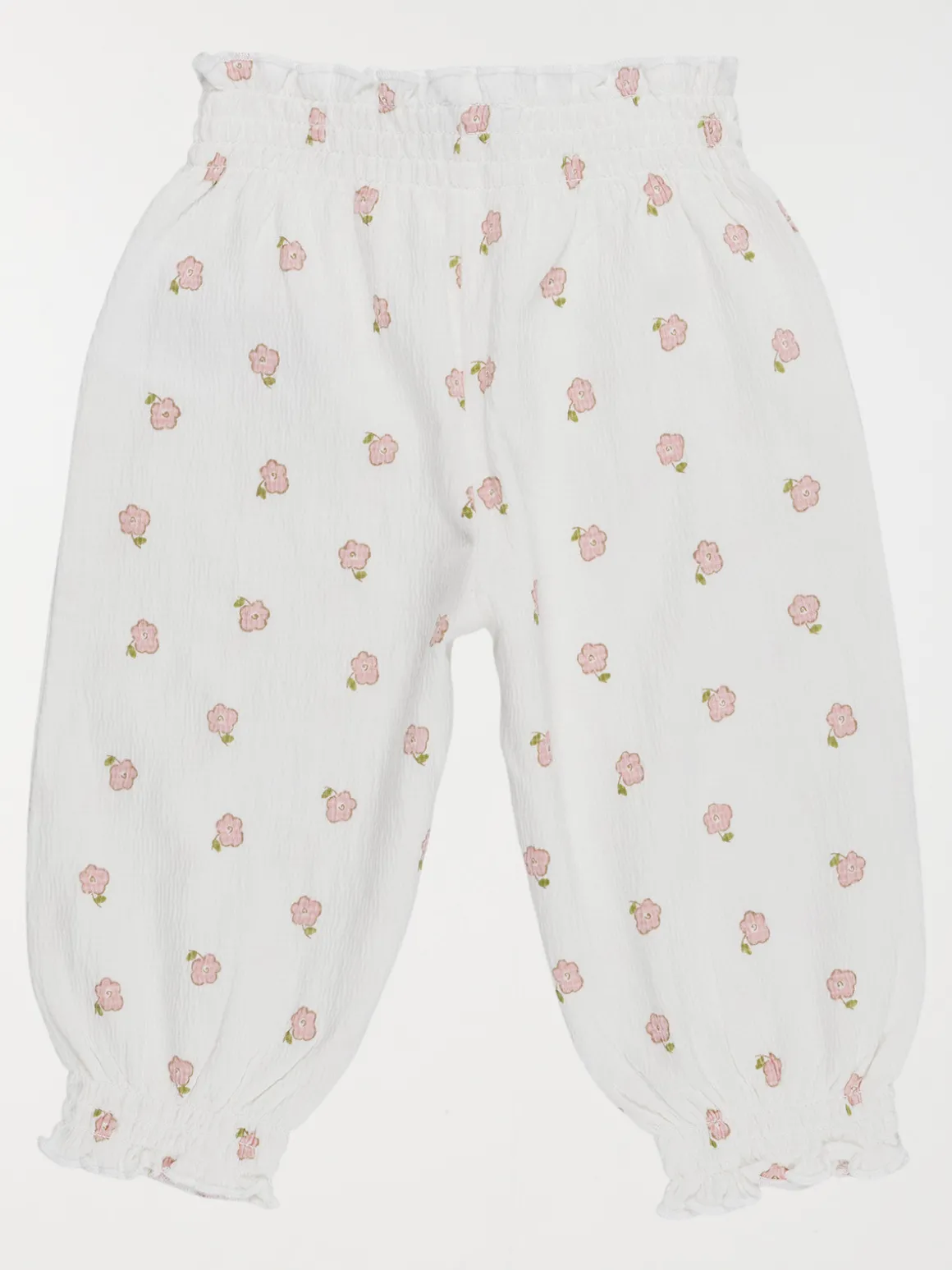 Pantalon imprimé fleuri fille (3-36M)
