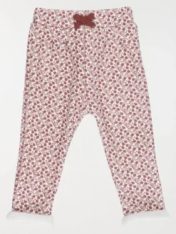 Pantalon imprimé fleurs fille (3-36M)