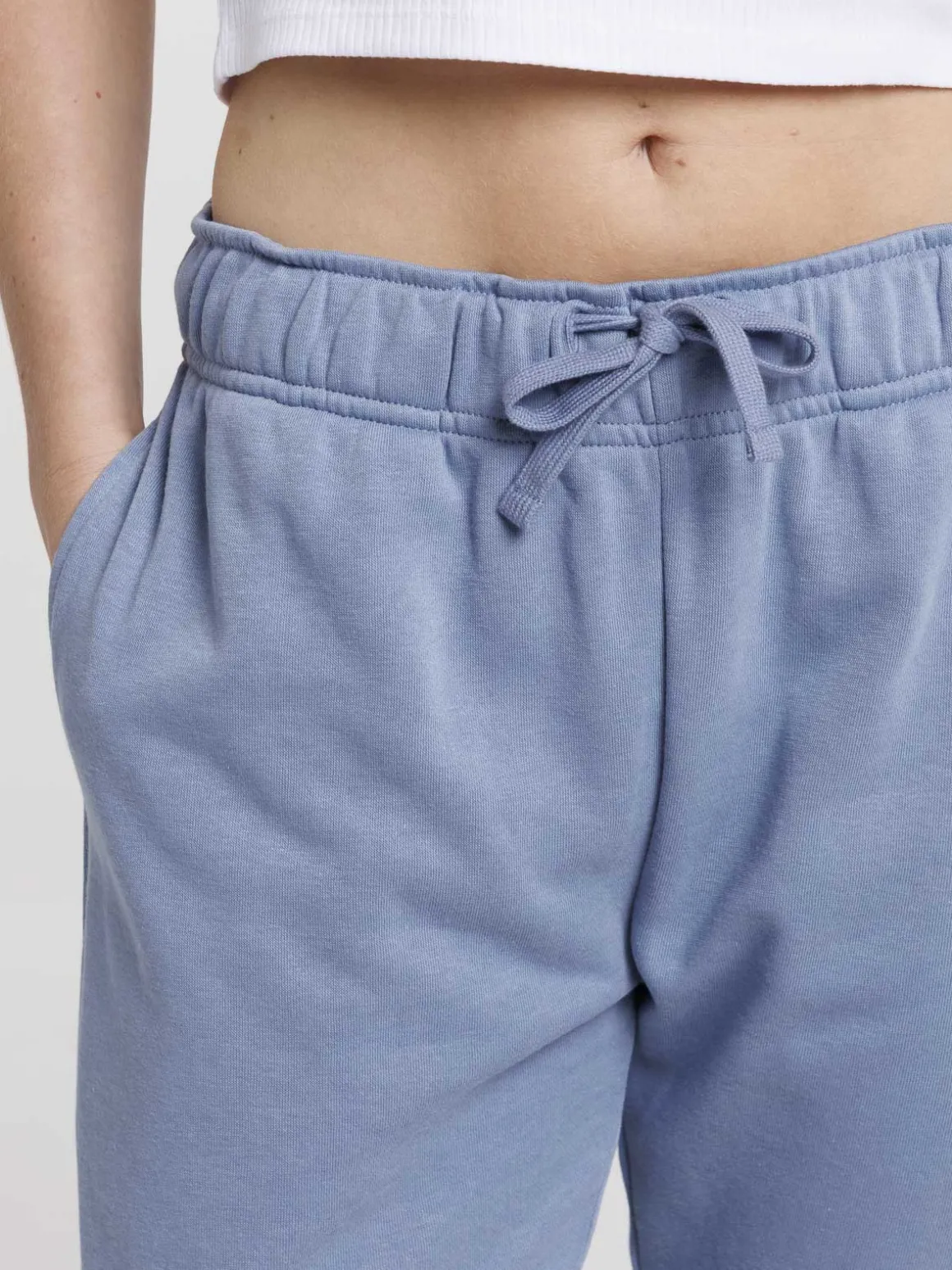 Pantalon jogging denim blue femme