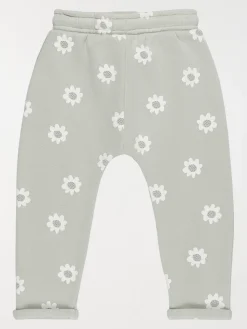 Pantalon jogging fleuri fille (3-36M)