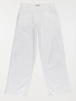Pantalon large blanc fille (XXS-M)