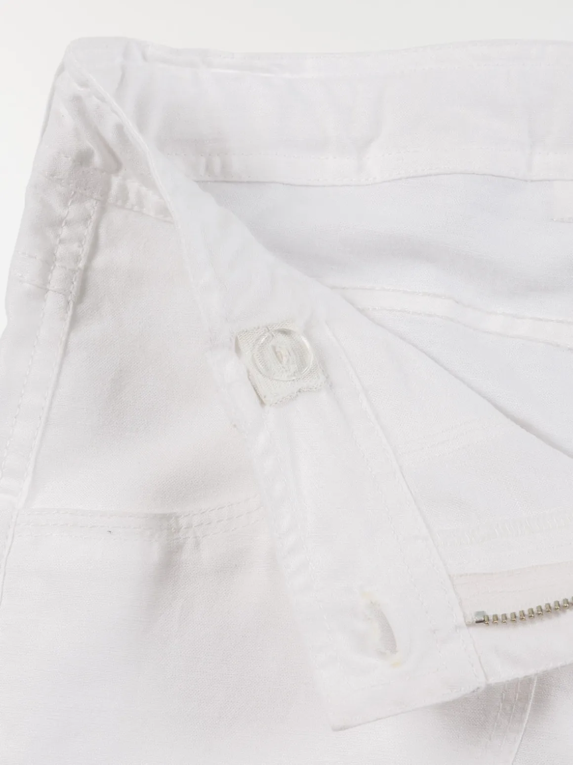Pantalon large blanc fille (XXS-M)