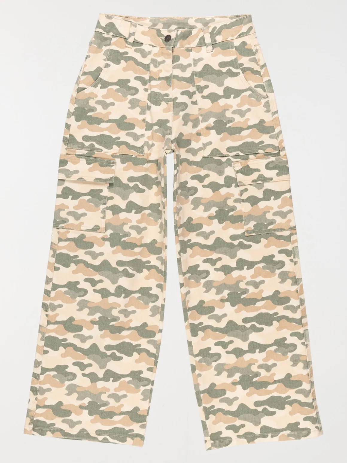 Pantalon large camouflage fille (XXS-M)