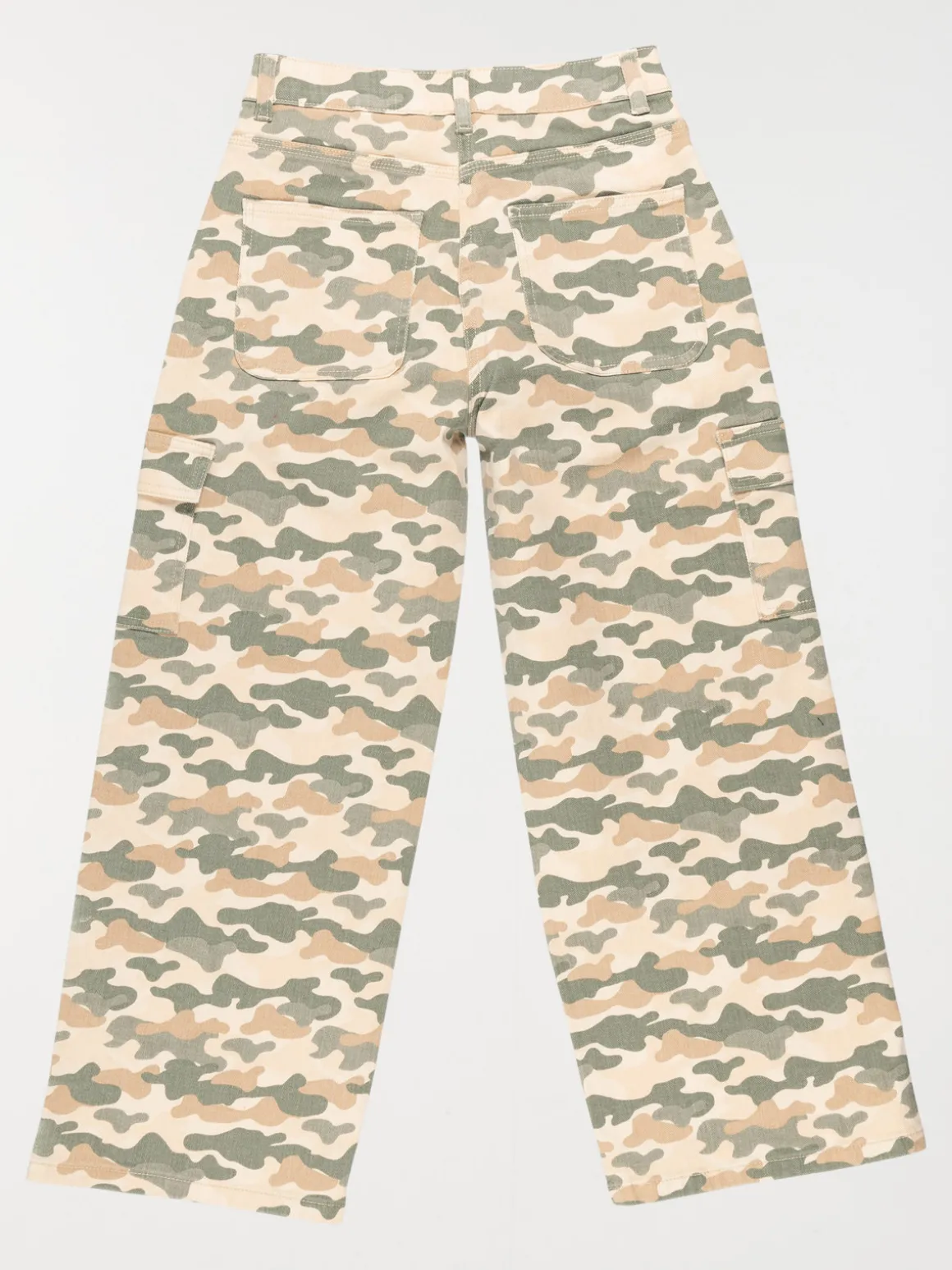 Pantalon large camouflage fille (XXS-M)