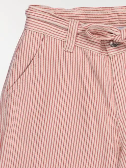 Pantalon large fille rayé (3-12A)