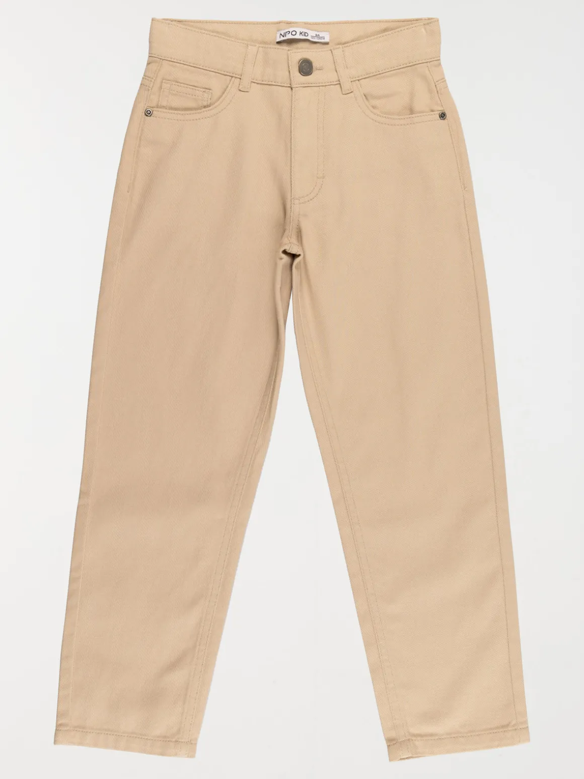 Pantalon large garçon sable (3-12A)