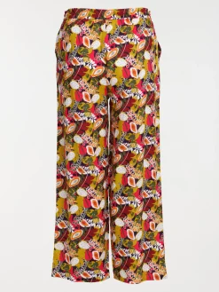 Pantalon large grande taille femme