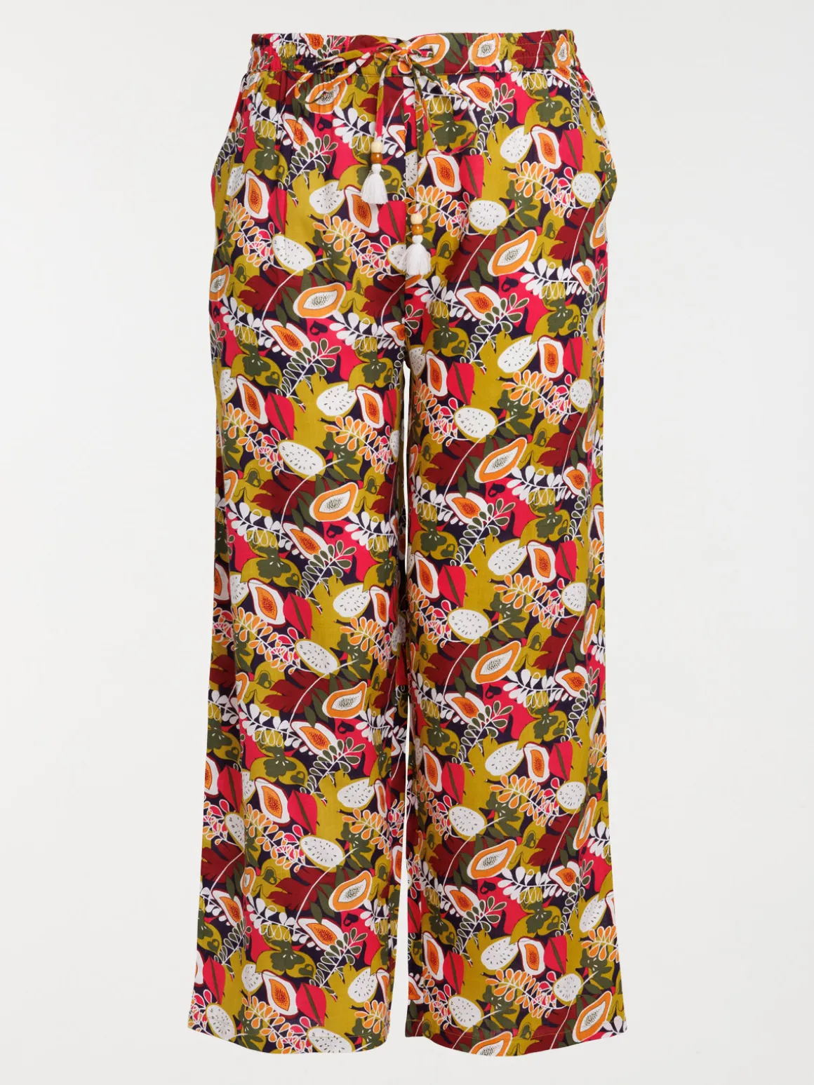Pantalon large grande taille femme