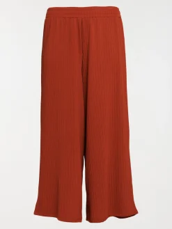 Pantalon large grande taille femme