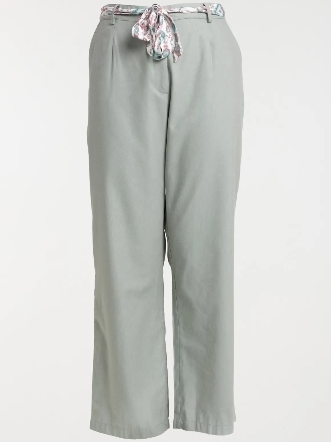 Pantalon large grande taille femme