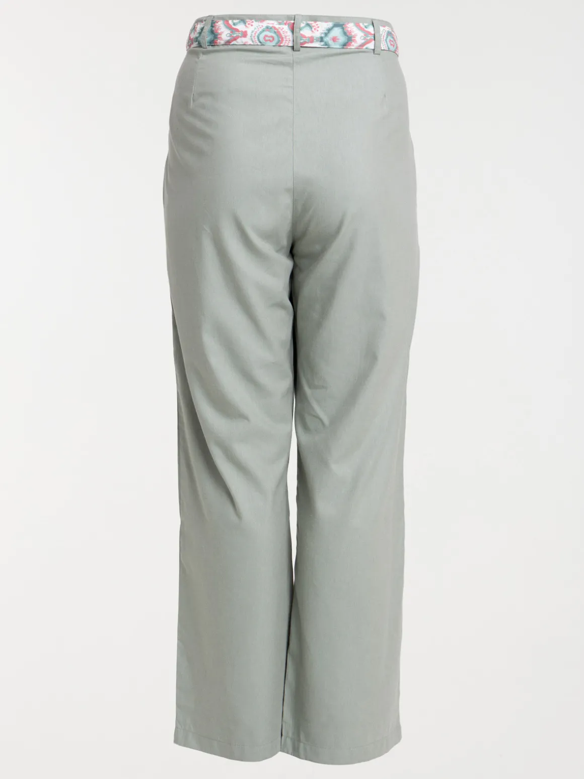 Pantalon large grande taille femme