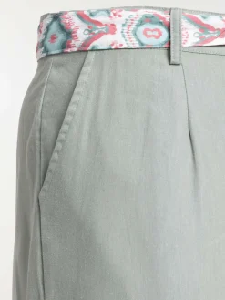Pantalon large grande taille femme