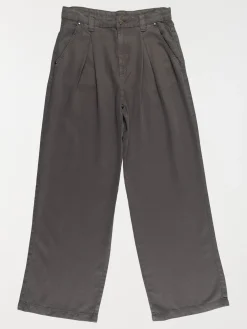 Pantalon large gris denim fille (XXS-M)