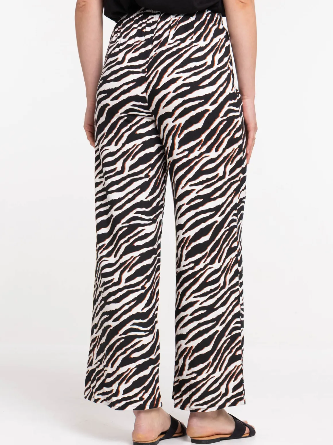 Pantalon large imprimé femme
