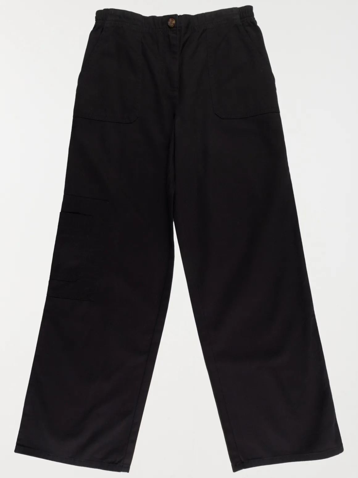 Pantalon large noir fille (XXS-M)