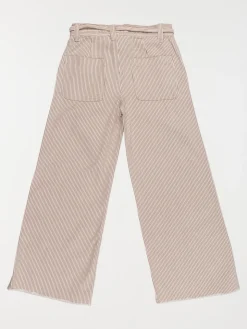 Pantalon large rayé fille (3-12A)