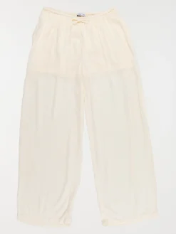 Pantalon large vanille fille (XXS-M)