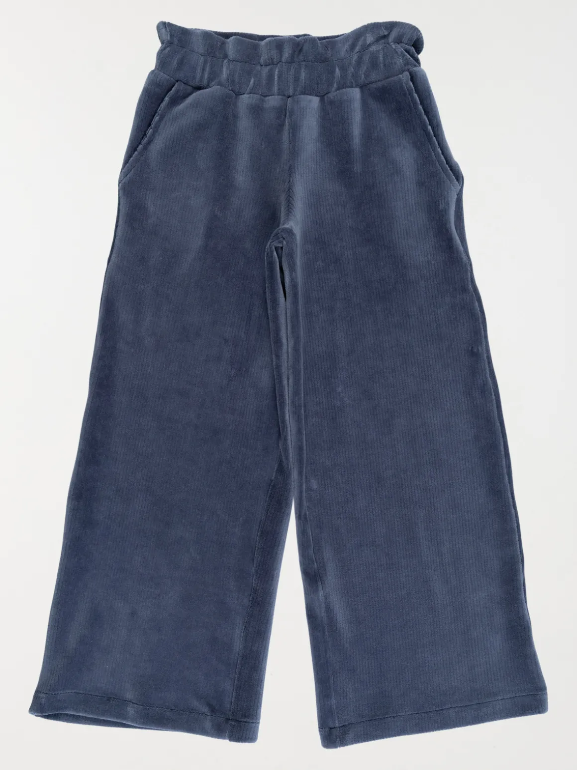 Pantalon large velours fille (3-12A)