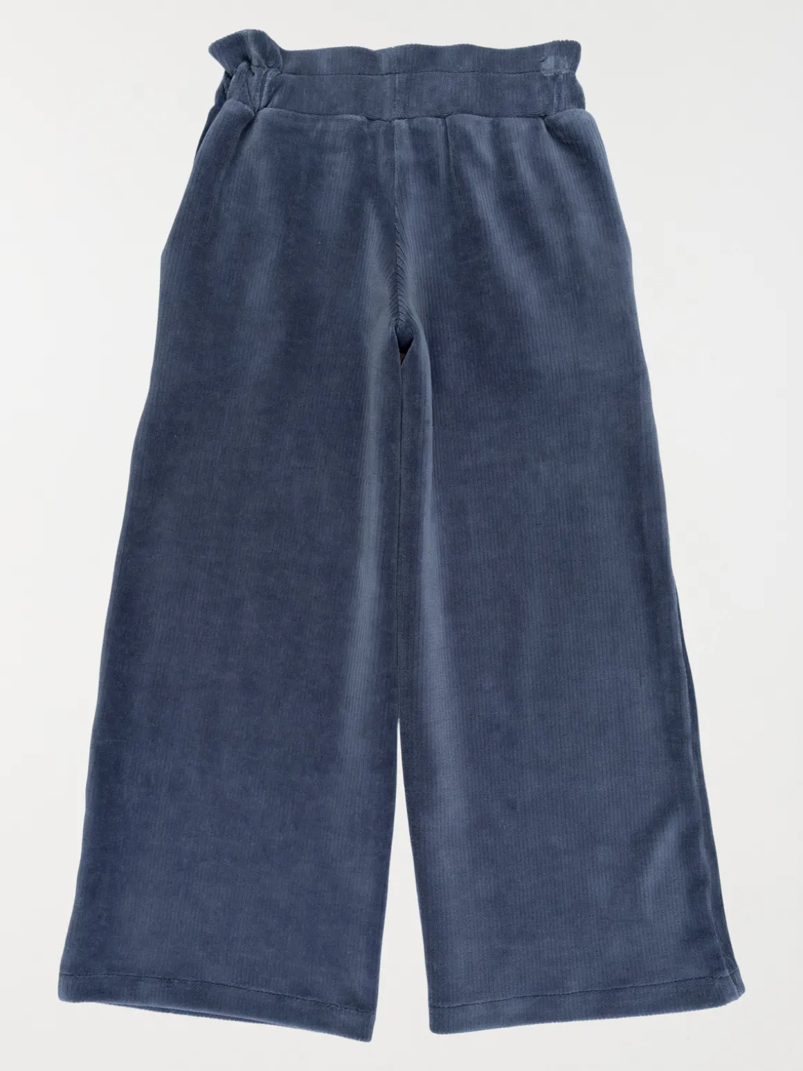 Pantalon large velours fille (3-12A)