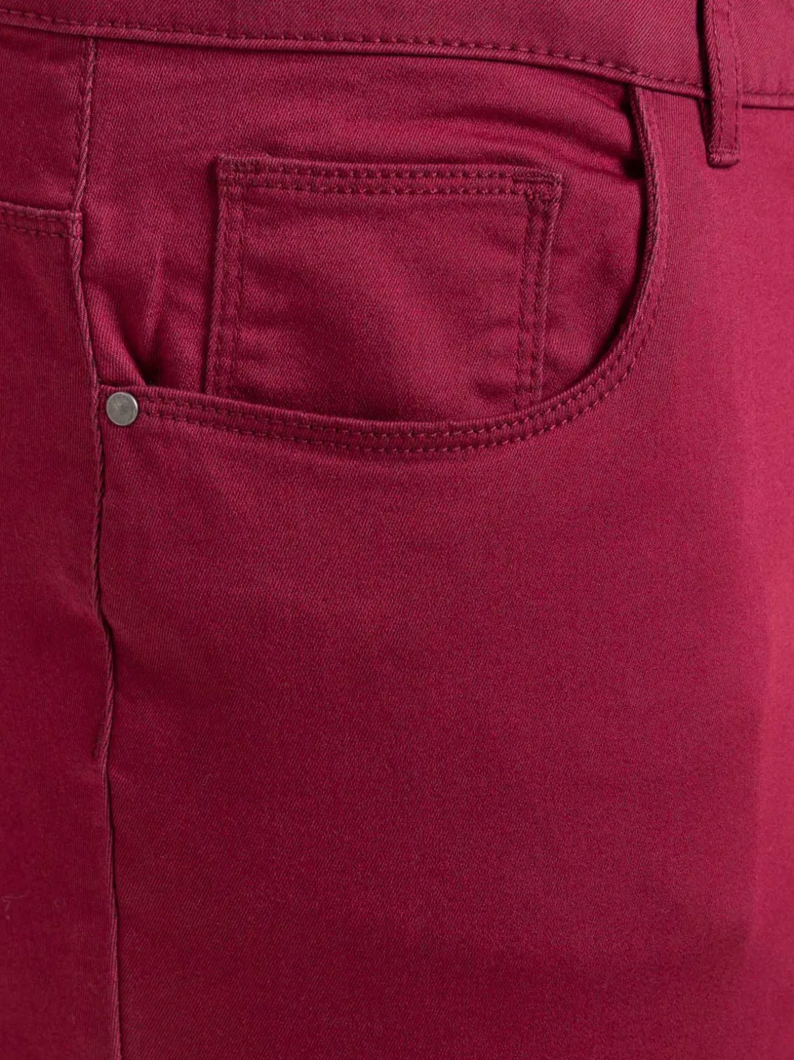 Pantalon lie de vin grande taille femme