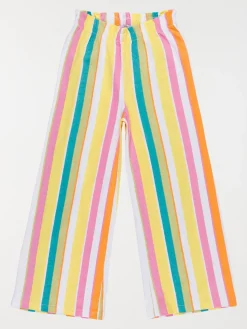 Pantalon multicolore fille (3-12A)