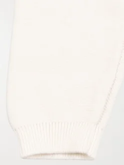 Pantalon naissance tricot écru (0-3M)