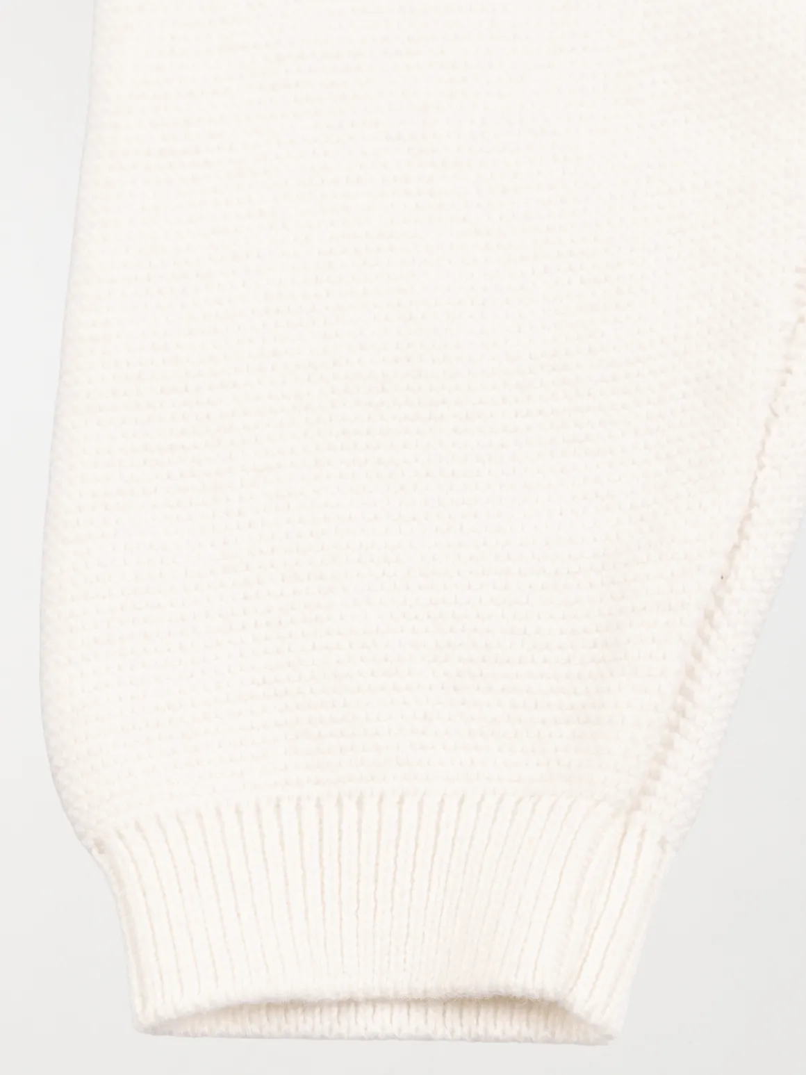 Pantalon naissance tricot écru (0-3M)