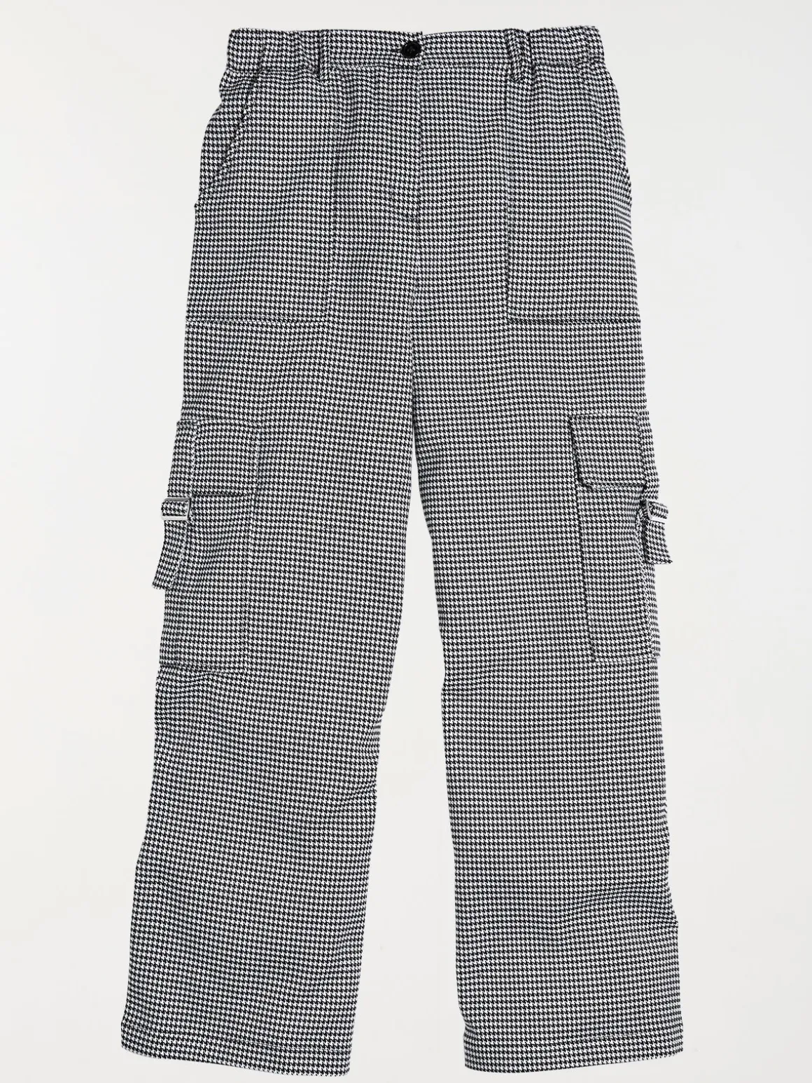 Pantalon pied-de-poule fille (XXS-M)