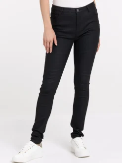 Pantalon push up noir femme