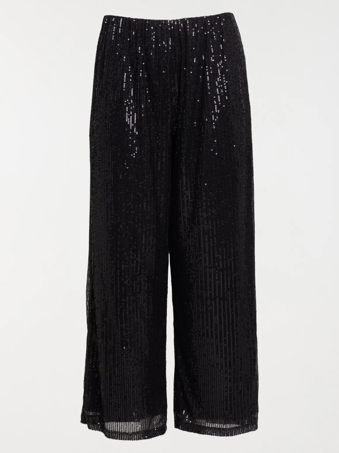 Pantalon sequins grande taille femme