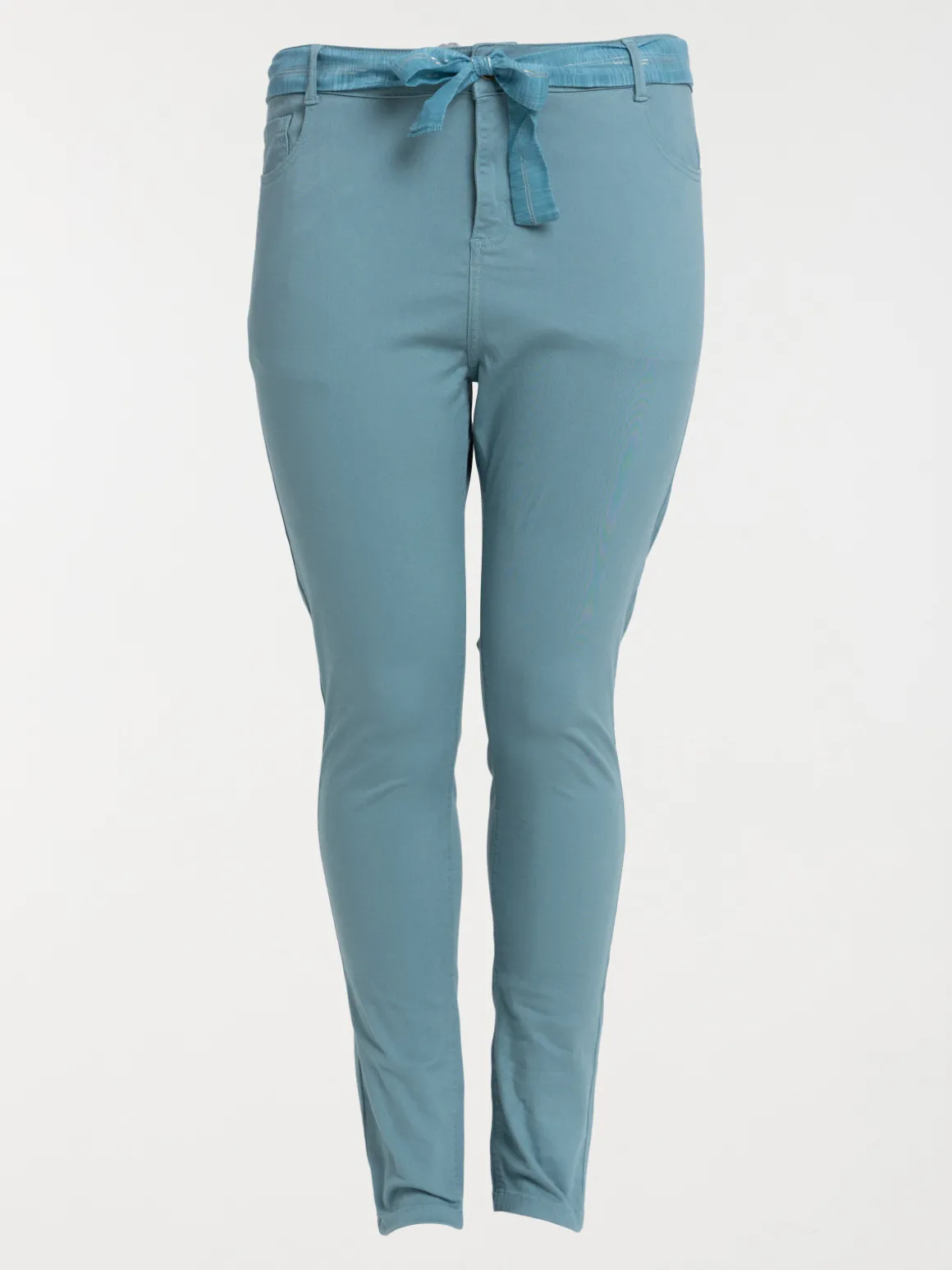 Pantalon skinny grande taille femme