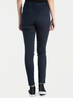 Pantalon skinny marine femme