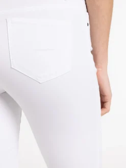 Pantalon skinny 7/8ème blanc femme