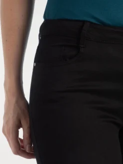 Pantalon skinny 7/8ème noir femme