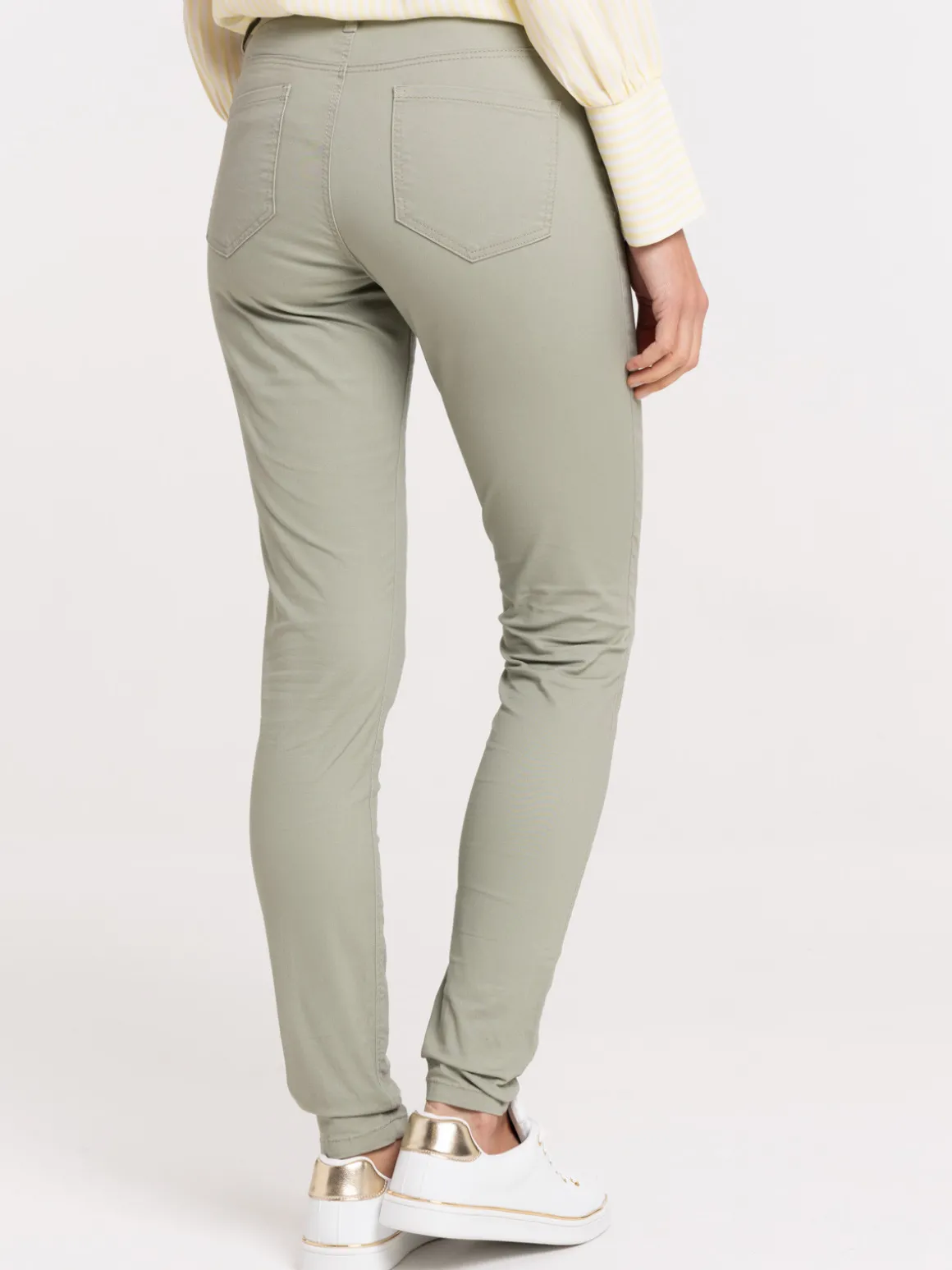 Pantalon skinny mousse clair femme
