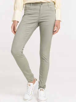 Pantalon skinny mousse clair femme
