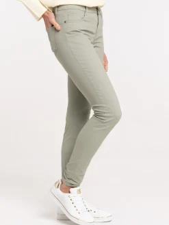 Pantalon skinny mousse clair femme