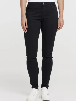 Pantalon skinny noir femme