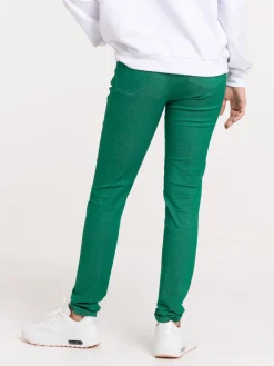 Pantalon skinny vert bosphore femme